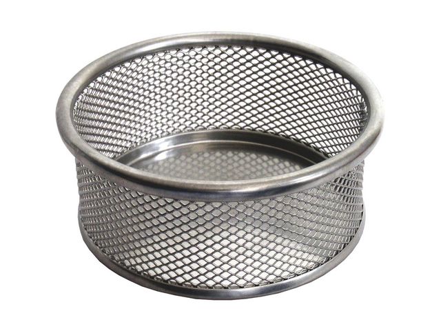 Gemhållare, trådmetall, öppen upptill, 50 x 118 mm, silver | Kontorsmaterial - Till skrivbordet - Gemkoppar | Kontorsexperten