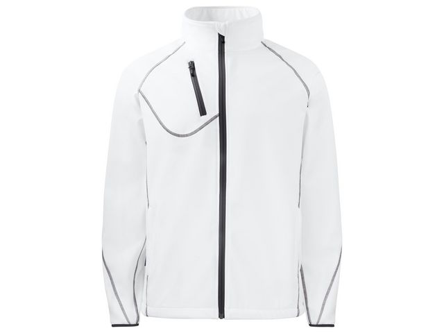 PROJOB Softshelljacka herr 2422 vit 5XL | Arbetskläder - Arbetsjackor - Softshelljackor | Kontorsexperten