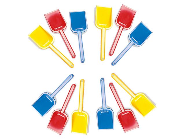 DANTOY Spade 18cm 12/fp | Skola och förskola - Lekmaterial - Sandlek och vattenlek | Kontorsexperten