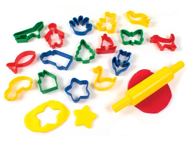 PLAYBOX Lerformar med kavel 17/fp | Skola och förskola - Bild och form - Lera och sand | Kontorsexperten