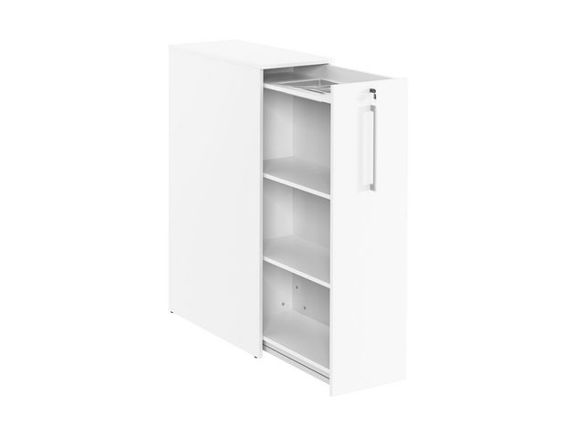 DENORD DESIGN 3xA4 sidoskåp höger vit | Kontorsmöbler och inredning - Skåp och hyllor - Förvaringsskåp | Kontorsexperten