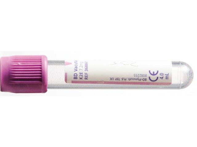 BD™ Hemogardrör Lila K2 EDTA 5/4ml 100/fp