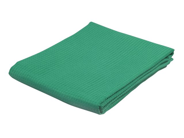 Våffelväv, 100 % bomull, 80 x 100 cm, grön | Skola och förskola - Hobbymaterial - Väv | Kontorsexperten