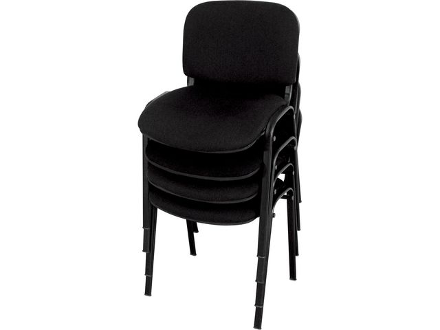 Stol Barcelona, sitthöjd 47 cm, Svart 4/fp | Kontorsmöbler och inredning - Stolar och sittmöbler - Konferensstolar | Kontorsexperten