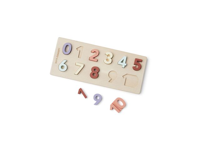 Kid´s CONCEPT Kids Concept Pussel 1-10 | Skola och förskola - Lekmaterial - Pussel - Rampussel | Kontorsexperten