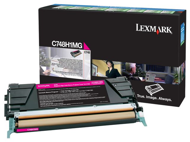 Alternativ bild 0 för Lexmark Toner C748H1MG magenta