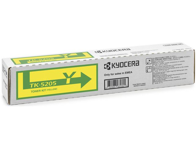 KYOCERA Toner, 5205Y, gul, 1T02R5ANL0 | Toner och bläck - Tonerkassetter - Toner Kyocera | Kontorsexperten