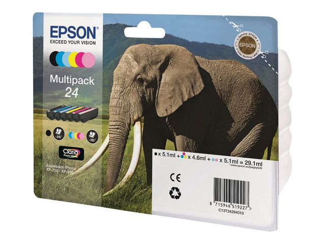 Epson Bläckpatron C13T24284010 multipack | Toner och bläck - Bläckpatroner - Bläckpatroner Epson | Kontorsexperten