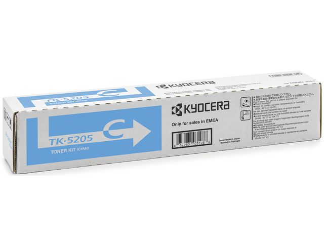 KYOCERA Toner, 5205C, cyan, 1T02R5CNL0 | Toner och bläck - Tonerkassetter - Toner Kyocera | Kontorsexperten