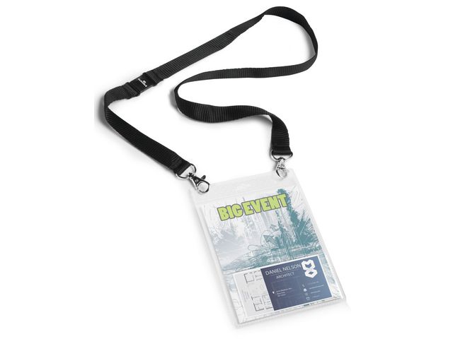 Durable Namnskylt A6 halsband 10/fp | Kontorsmöbler och inredning - Namnskyltar och korthållare - Namnbrickor | Kontorsexperten