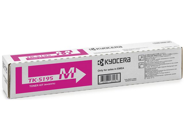 KYOCERA Toner, 5195M, magenta, 1T02R4BNL0 | Toner och bläck - Tonerkassetter - Toner Kyocera | Kontorsexperten
