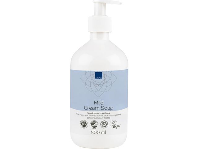 ABENA Tvål mild oparfymerad 500ml | Städ och hygien - Tvål och hygien - Tvål - Flytande | Kontorsexperten