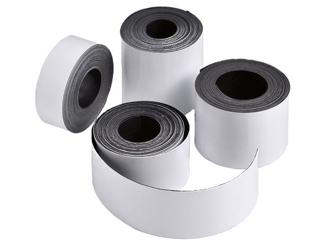 Legamaster Magnetisk märkningstejp, 20 mm x 3 mm, vit | Kontorsmöbler och inredning - Whiteboardtavlor och tillbehör - Magneter | Kontorsexperten