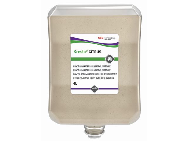 Deb Handrengöring Kresto Citrus 4L | Städ och hygien - Tvål och hygien - Hygiensystem - Deb | Kontorsexperten