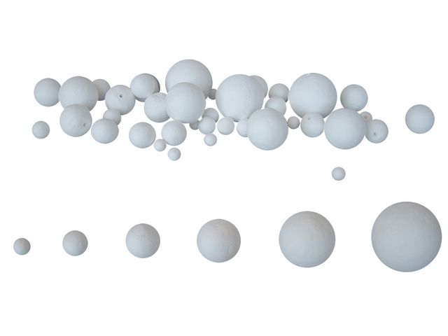 Papperskulor storpack vita 250/fp | Skola och förskola - Hobbymaterial - Papperskulor | Kontorsexperten