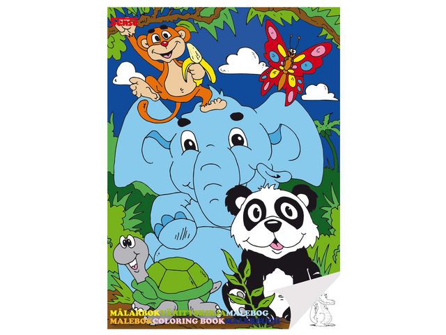 Sense Målarbok Djur | Skola och förskola - Bild och form - Ritblock och målarböcker | Kontorsexperten