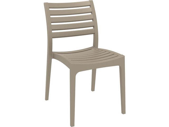 Stol SIESTA Ares stapelbar taupe | Kontorsmöbler och inredning - Utemöbler - Stolar och fåtöljer | Kontorsexperten