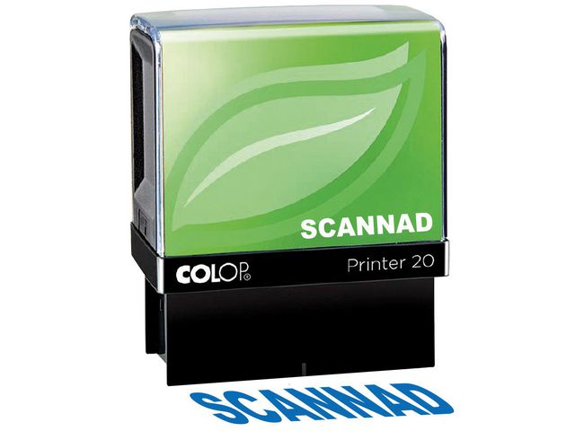 Stämpel med Standartext: SCANNAD | Kontorsmaterial - Till skrivbordet - Stämplar | Kontorsexperten