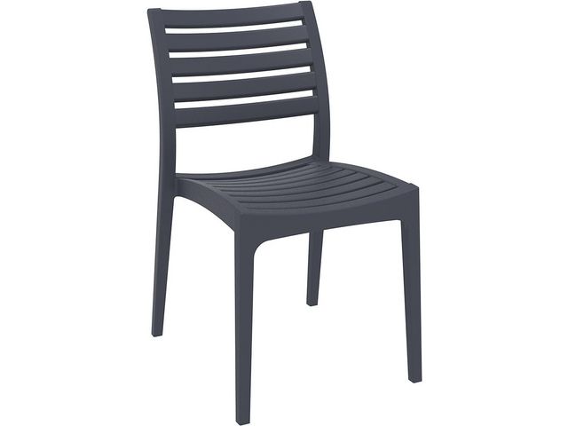 Stol SIESTA Ares stapelbar m.grå | Kontorsmöbler och inredning - Utemöbler - Stolar och fåtöljer | Kontorsexperten