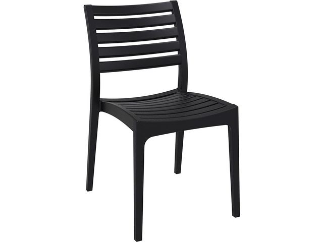 Stol SIESTA Ares stapelbar svart | Kontorsmöbler och inredning - Utemöbler - Stolar och fåtöljer | Kontorsexperten