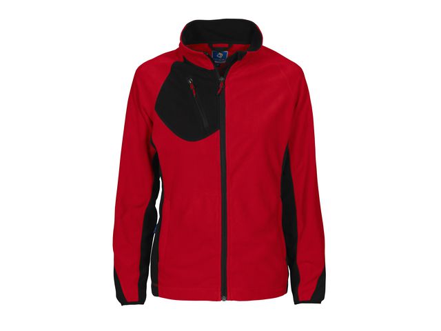 PROJOB Mikrofleecejacka dam 2326 röd 3XL | Arbetskläder - Arbetsjackor - Fleecejackor | Kontorsexperten