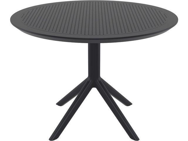 Bord SIESTA Sky runt 105cm svart | Kontorsmöbler och inredning - Utemöbler - Bord | Kontorsexperten