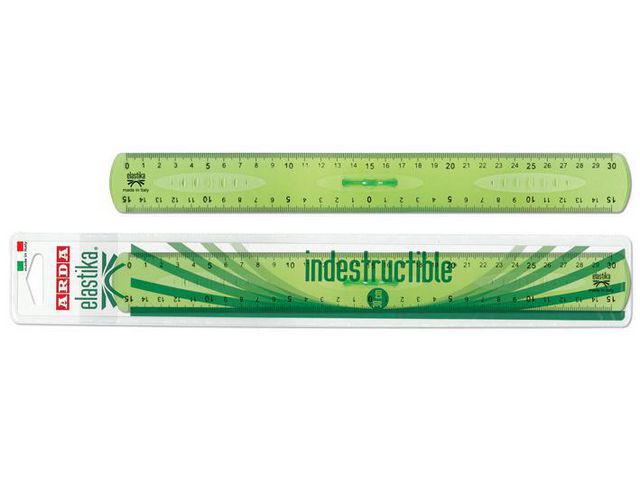 ARDA Linjal dubbel med handtag 30cm | Skola och förskola - Pennor och tillbehör - Linjaler och gradskivor | Kontorsexperten