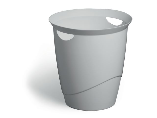 Durable Papperskorg ECO rund 16L grå | Kontorsmaterial - Till skrivbordet - Papperskorgar | Kontorsexperten