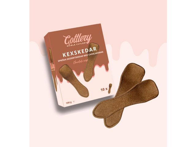 Kexskedar GOTTLERY choklad | Kök och servering - Engångsartiklar - Engångsbestick | Kontorsexperten