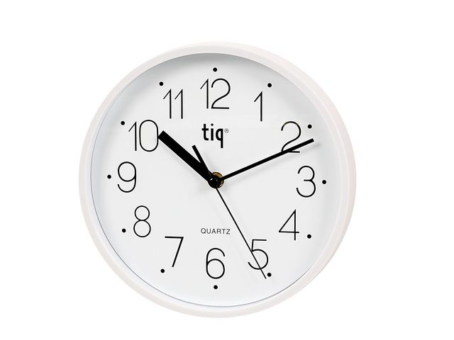 Väggur 22,5cm vit | Kontorsmöbler och inredning - Väggur - Väggur | Kontorsexperten