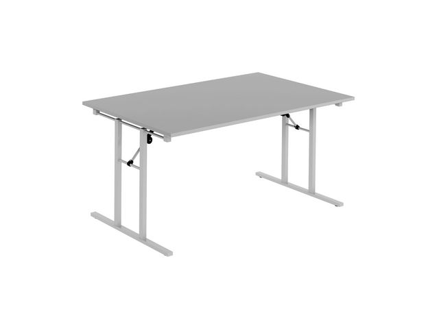 DENORD DESIGN Fällbord 1600x800x730x25 grå/silver | Kontorsmöbler och inredning - Bord och hurtsar - Fällbord | Kontorsexperten