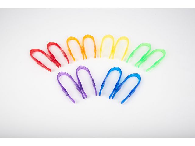 Transparent pincetter färgade 12/fp | Skola och förskola - Klassrummet / Lära - Biologi | Kontorsexperten