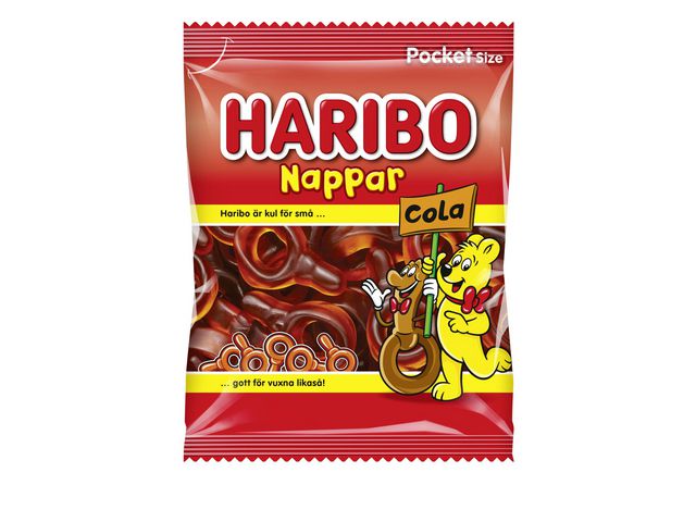 Produktfoto för HARIBO Godis Nappar Cola 80g