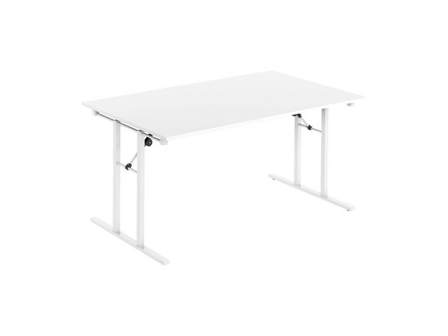deNord Design Fällbord 1600x800x730x25 vit/vit | Kontorsmöbler och inredning - Bord och hurtsar - Fällbord | Kontorsexperten