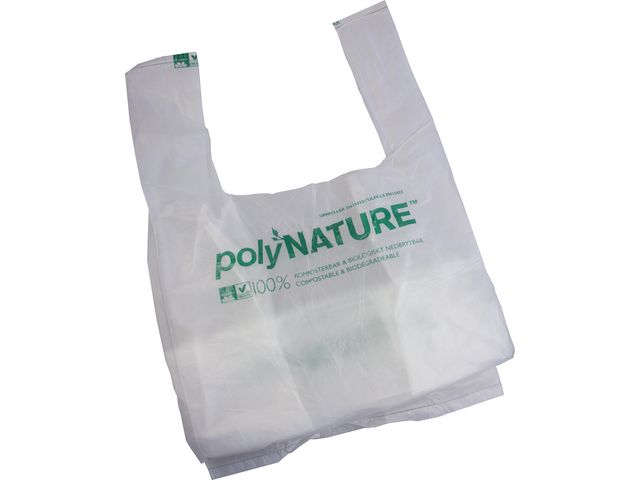 Polynature Påse Polynature PLA knythandtag, 20L 25/rl | Städ och hygien - Påsar och säckar - Papperskorgspåsar | Kontorsexperten