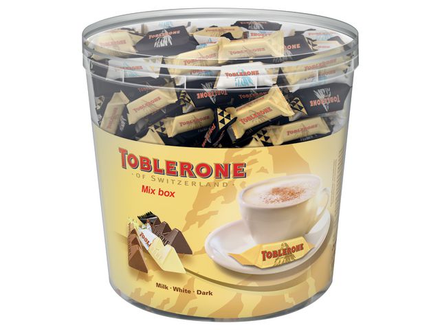 Produktfoto för Toblerone Choklad Tiny Cylinder 904g