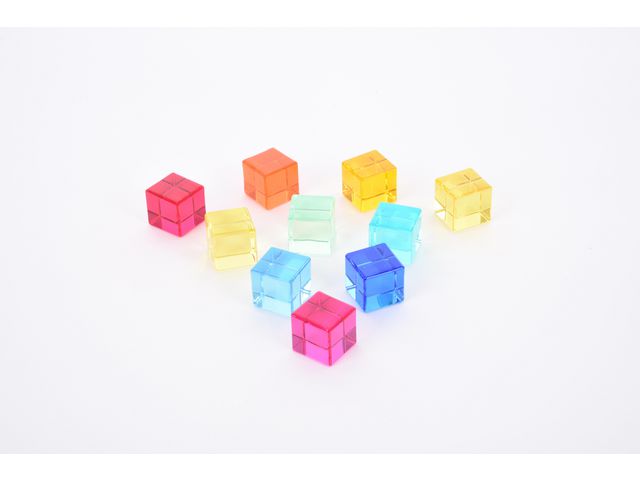 Transparent ädelstens kuber 10/fp | Skola och förskola - Klassrummet / Lära - Biologi | Kontorsexperten