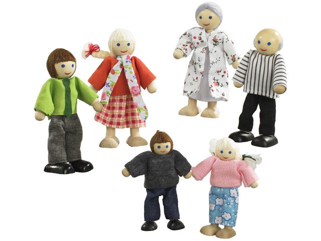 Dockfamilj 6/fp | Skola och förskola - Lekmaterial - Dockor | Kontorsexperten