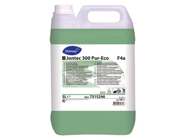 Taski Golvrent Jontec 300 Pur-Eco F4a 5L | Städ och hygien - Golvunderhåll - Golvrengöring | Kontorsexperten