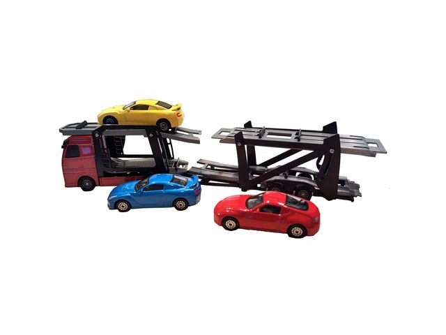 Produktfoto för Kids GLOBE Biltransport sorterade, 26 cm