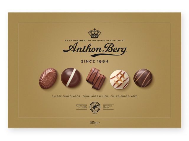 Anthon Berg Choklad Guldask 400g | Kök och servering - Ätbart - Godis och choklad | Kontorsexperten