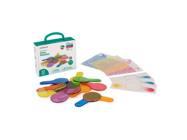 MINILAND Transperanta paletter 12/fp | Skola och förskola - Klassrummet / Lära - Sensoriska produkter | Kontorsexperten