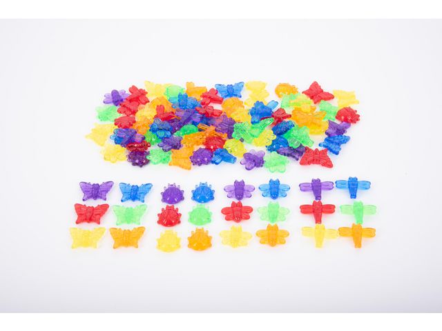 Transparent räkna sortera insekter 96/fp | Skola och förskola - Klassrummet / Lära - Matematik | Kontorsexperten