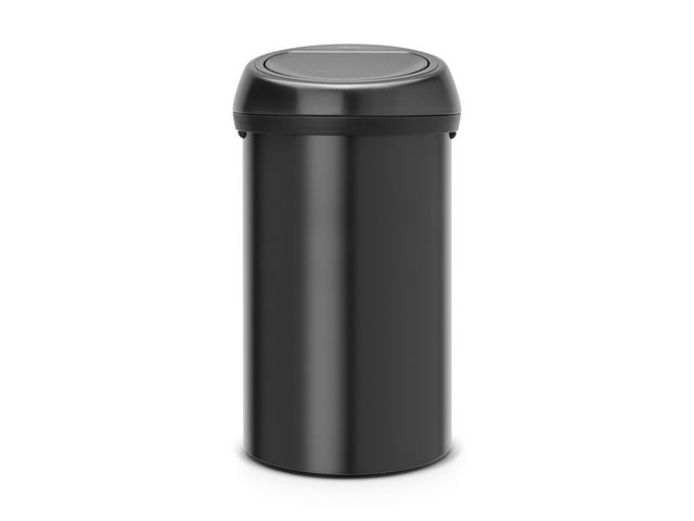 BRABANTIA Papperskorg Touch Bin 60L matt svart | Kontorsmaterial - Till skrivbordet - Papperskorgar | Kontorsexperten