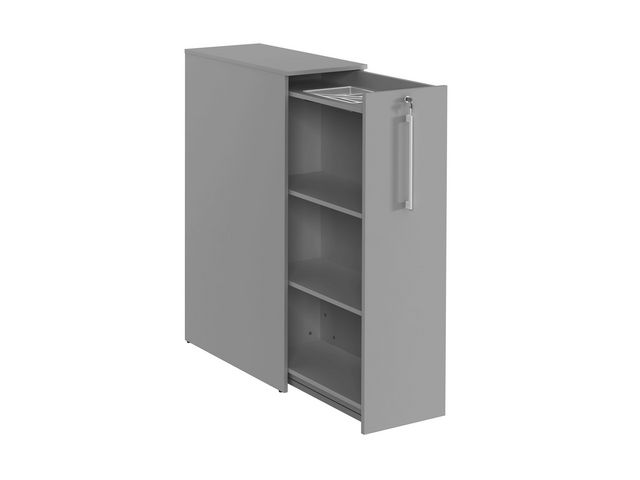 DENORD DESIGN 3xA4 sidoskåp höger grå | Kontorsmöbler och inredning - Skåp och hyllor - Förvaringsskåp | Kontorsexperten