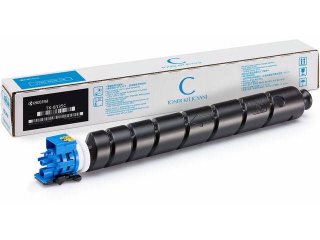 KYOCERA Toner, 8335C, hög kapacitet, cyan, 1T02RLCNL0 | Toner och bläck - Tonerkassetter - Toner Kyocera | Kontorsexperten