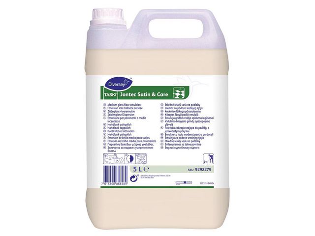 Taski Golvpolish Jontec Satin & Care 5L | Städ och hygien - Golvunderhåll - Golvpolish | Kontorsexperten