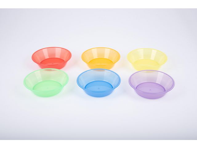 Transparent sorteringsskål färgade 6/fp | Skola och förskola - Klassrummet / Lära - Biologi | Kontorsexperten