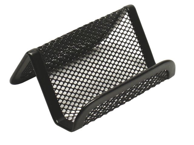 Visitkortshållare, metalltråd, svart | Kontorsmaterial - Till skrivbordet - Visitkortshållare | Kontorsexperten