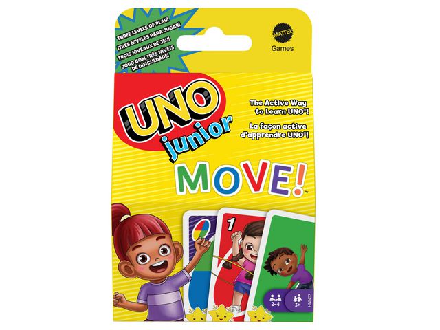 MATTEL UNO junior move | Skola och förskola - Lekmaterial - Spel - Från 3 - 4 år | Kontorsexperten